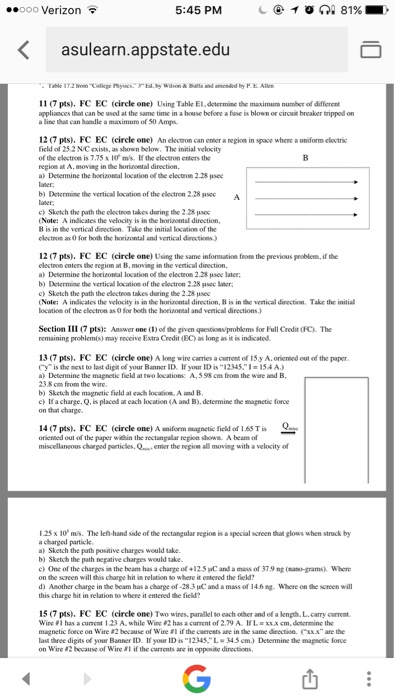 Solved A Sketch The Path Positive Charges Would Take B