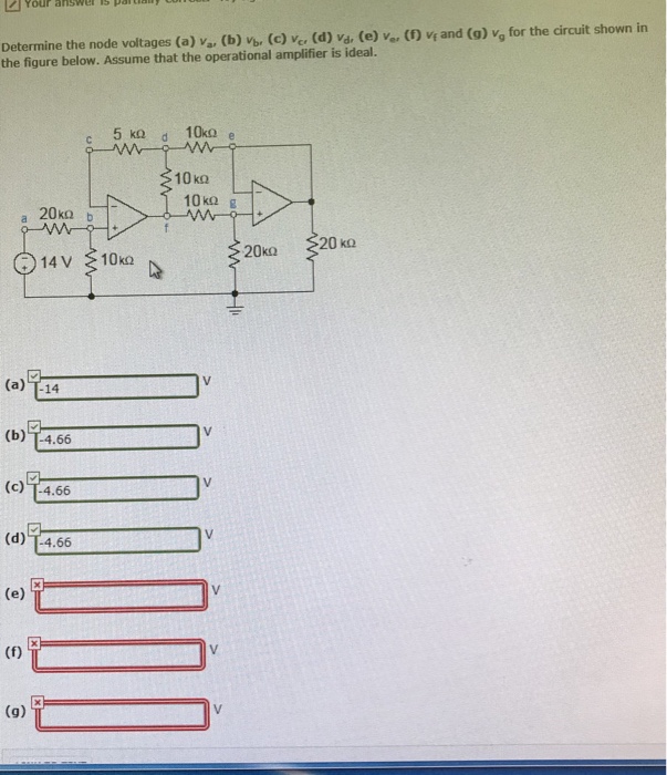Solved Determine The Node Voltages A Va B Vb C Ve Chegg Com