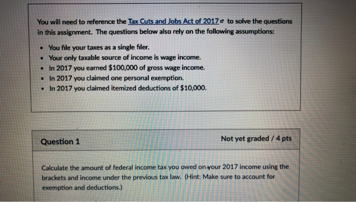 Tax Cuts And Jobs Act