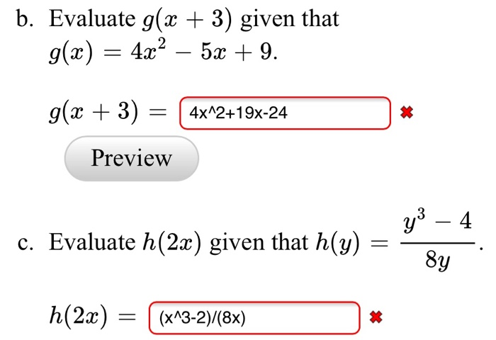 Solved B Evaluate G X 3 Given That G 422 5x 9 G R Chegg Com