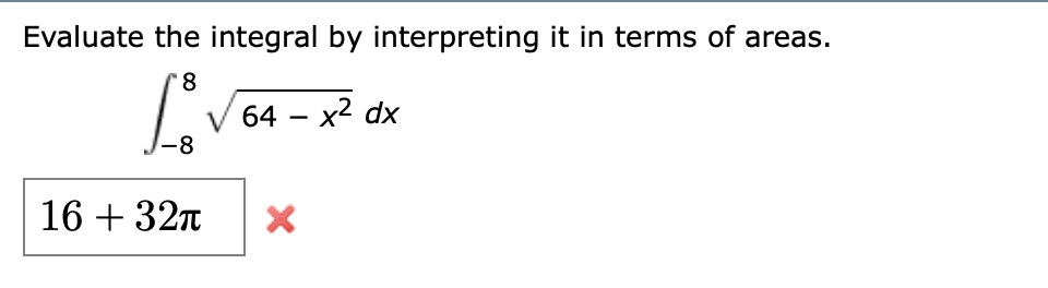 Solved Evaluate The Integral By Interpreting It In Terms