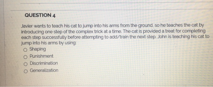 Solved Question 3 Although Classical And Operant Conditio