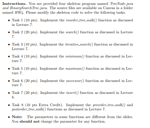 Solved Instructions You Are Provided Four Skeleton Program Chegg Com
