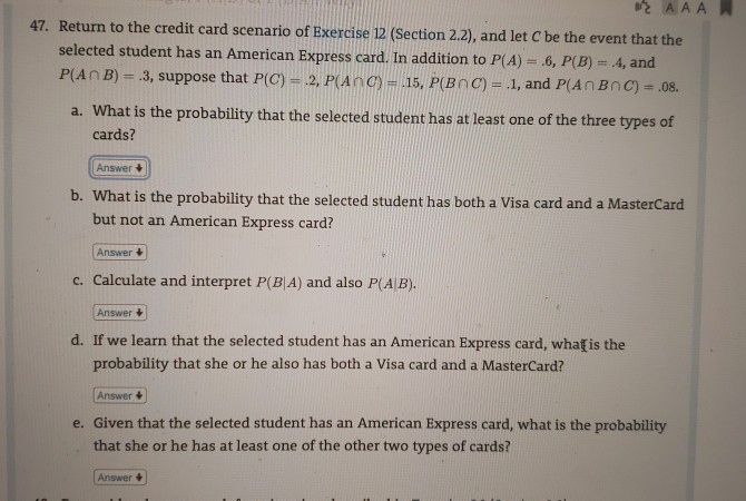 Aaa Mastercard Login >> Aaa 47 Return To The Credit Card Scenario Of Exer Aaa Mastercard Login >> Aaa 47 Return To The Credit Card Scenario Of Exer