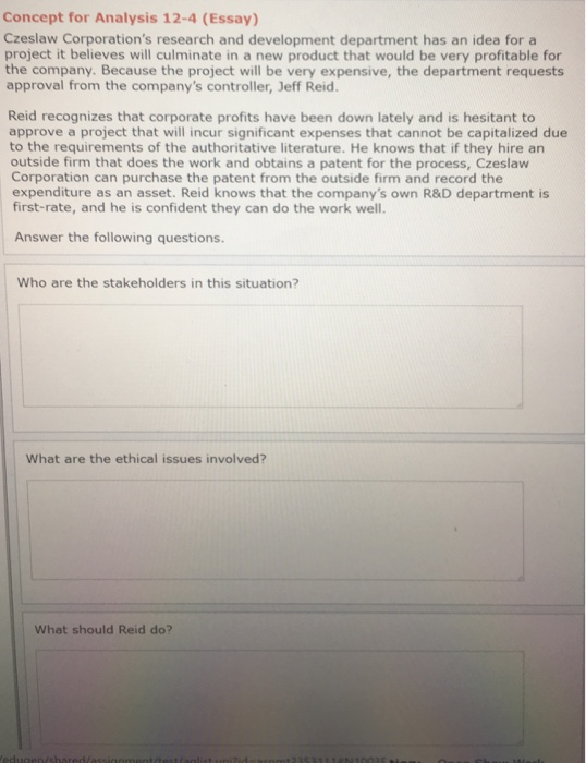 How To Start A Business Essay Concept For Analysis Essay Czeslaw Corporations Research And Development Department Has University English Essay also Healthy Food Essay Solved Concept For Analysis Essay Czeslaw Corporat Essays On English Language