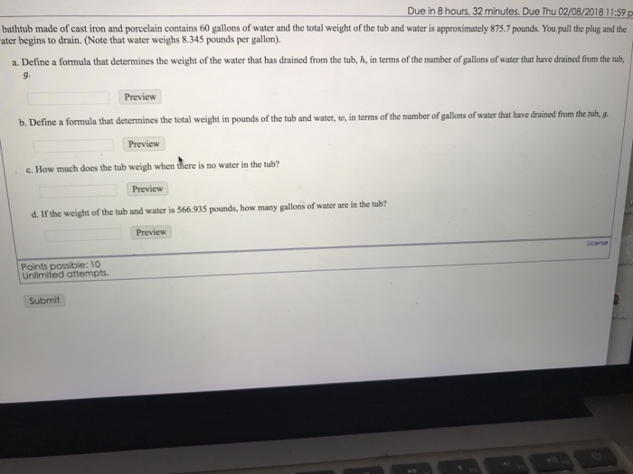 Solved Due In 8 Hours 32 Minutes Due Thu 02 08 2018 11