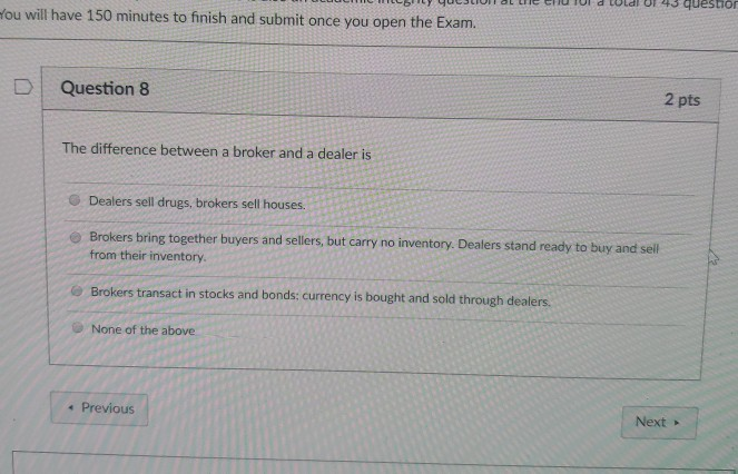 Brokers And Sellers >> Solved Ou Will Have 150 Minutes To Finish And Submit Once Brokers And Sellers >> Solved Ou Will Have 150 Minutes To Finish And Submit Once