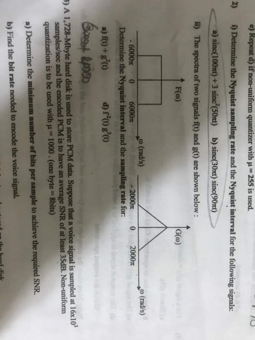 E Repeat D If Non Uniform Quantizer With M 255 Is Chegg Com