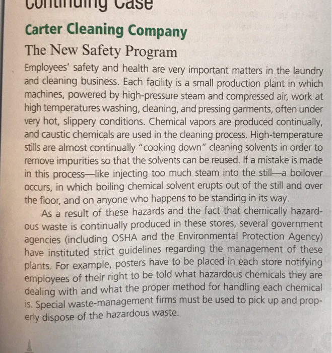 Carter Cleaning Cases 9 10