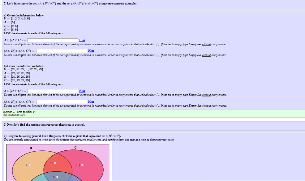 Solved: PLEASE HELP ME ! ASAP!! VEN DIAGRAM I Really Dont ... | Chegg.com