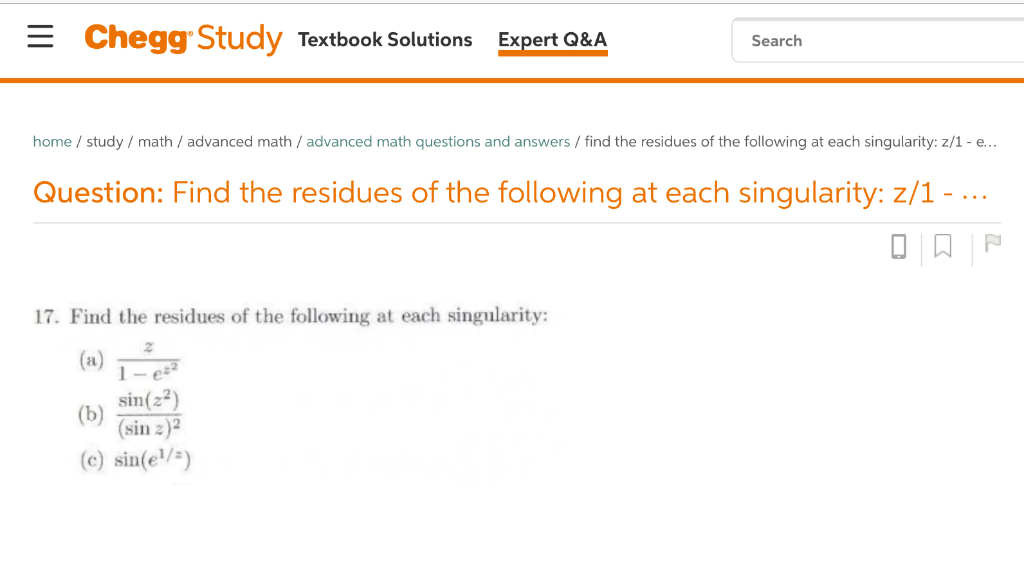 Solved Chegg Study Textbook Solutions Expert O&A Search home | Chegg.com