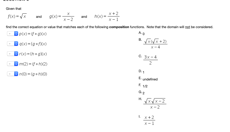 Solved Given That X 2 F X Yx G X H X And And Find Chegg Com