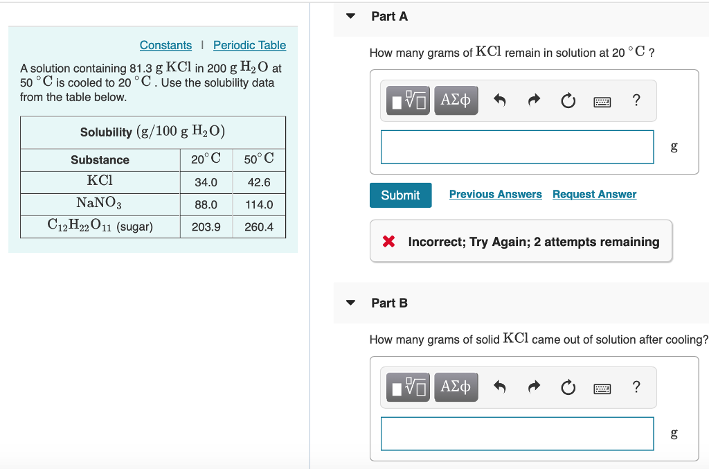 Solved Part A Constants Periodic Table How Many Grams Of Chegg Com