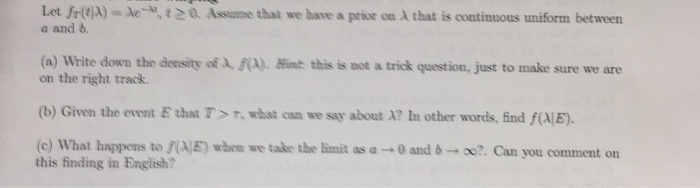 Solved Let Jr A Ae Ar T 0 Assume That We Have A Prir Chegg Com