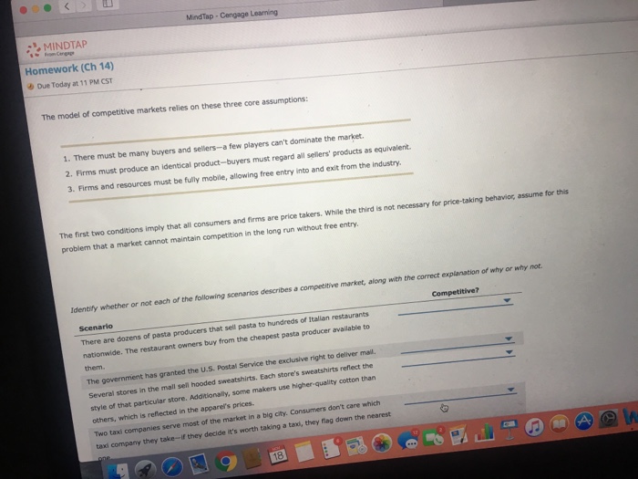 cengage chapter 14 homework answers