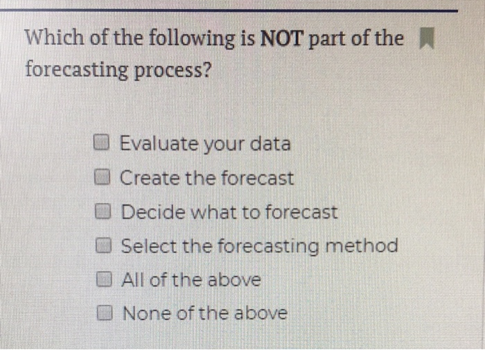 Solved Which Of The Following Is A Cost Associated With O