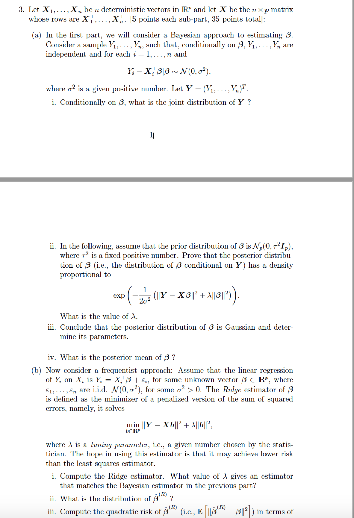 3 Let Be 72 Deterministic Vectors In Chegg Com