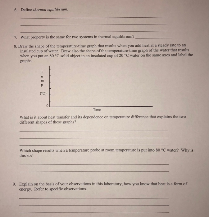 Heat calculation worksheet answers image