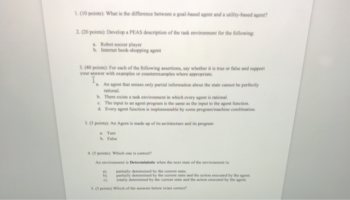 Solved 1 10 Points What Is The Difference Between A Go Chegg Com