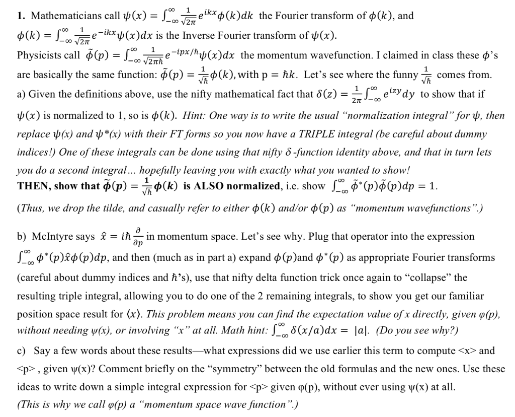Solved 1 Mathematicians Call Ps X I 1 F K J Physi Chegg Com