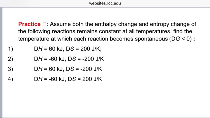 Difference between Enthalpy and Entropy with its Practical