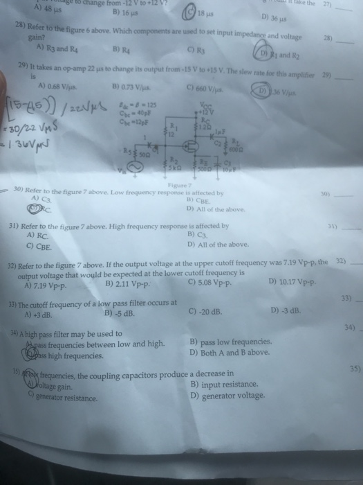 Solved It Take The 27 5e To Change From 12 V To 12 V A Chegg Com