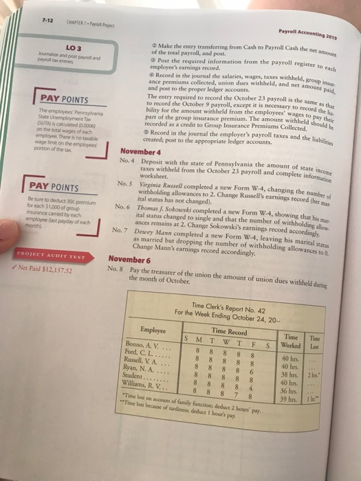 Payroll Project Chapter 7 Edition 2019 Bieg Tolan Chegg Com Payroll Project Chapter 7 Edition 2019 Bieg Tolan Chegg Com