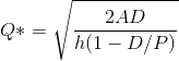 Q. =VAT2.AD/P