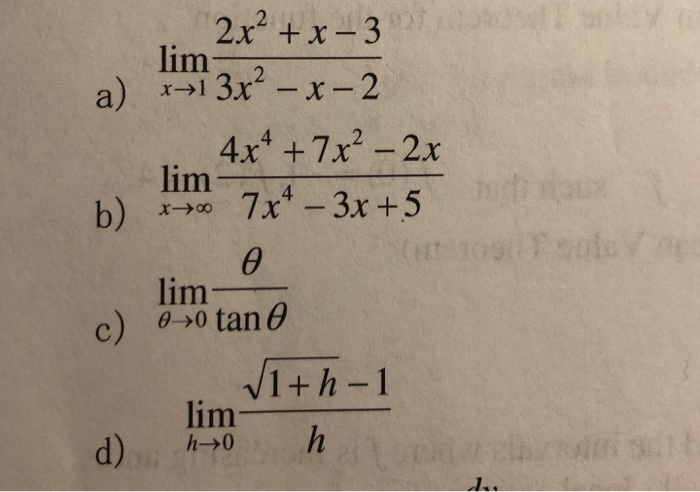 3x 2 4x2 x. Lim 4x2-7x+3/3x 2-2x-1. Lim ((x+3)/(2x-4))^(x+2). Lim 4x4-x3+x. Lim x2-3x+2/4-x-3x2.