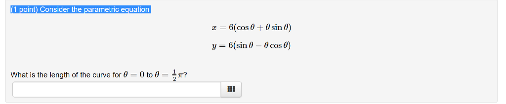 Parametric equation grapher with arrows picture