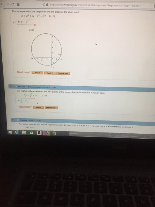 Solved E Httpswwwebassign Netwebstudent Assignment R