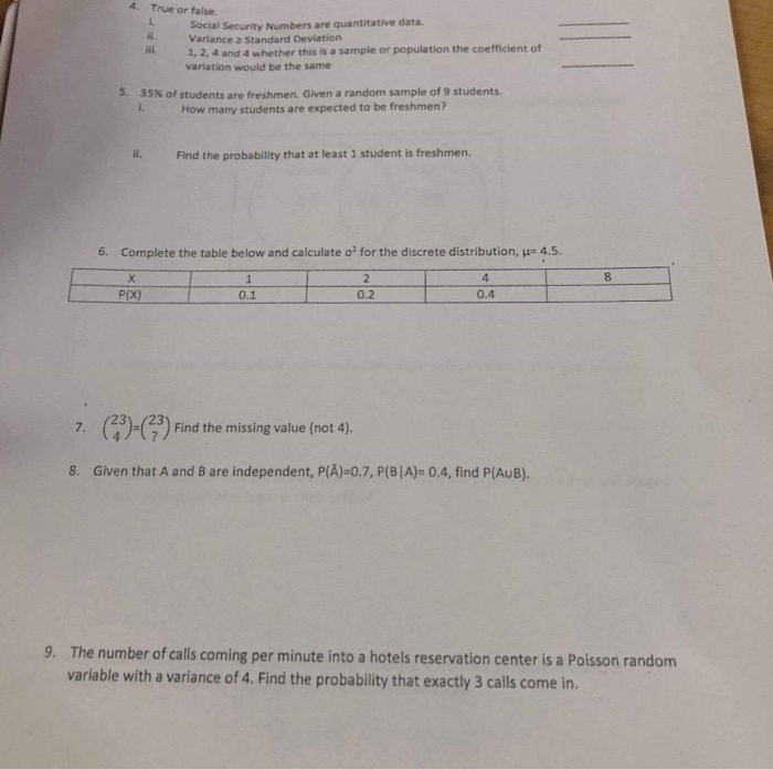 Quantitativ Are Solved: Numbers False. Or ... Security True 4.