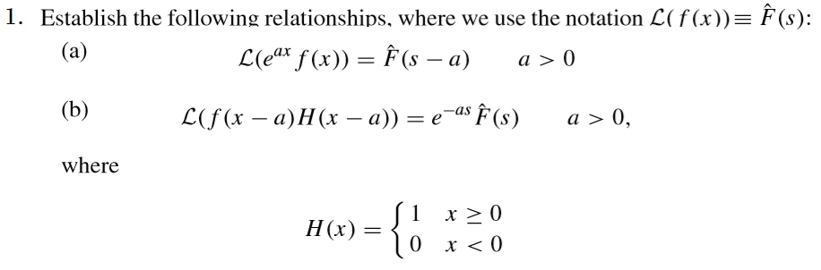 Solved 1 Establish The Following Relationships Where We Chegg Com