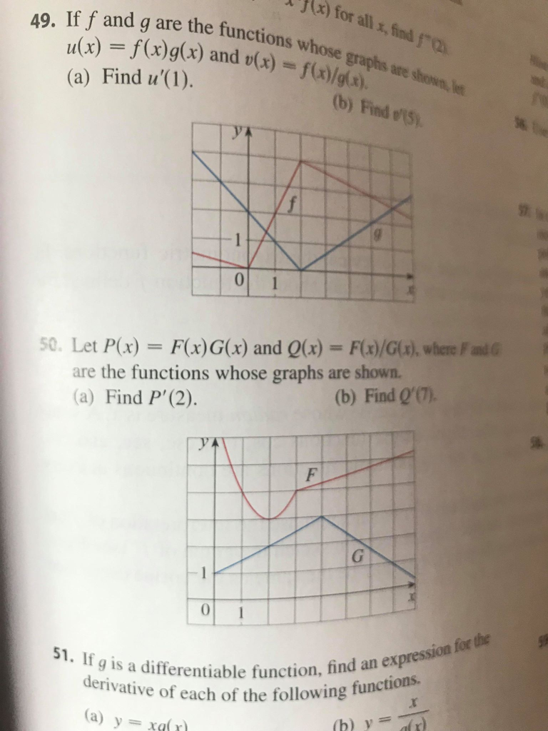Solved Jlx For All S Fnd 9 If F And G Are 49 Ifjal F Chegg Com