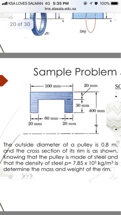 rim of pulley