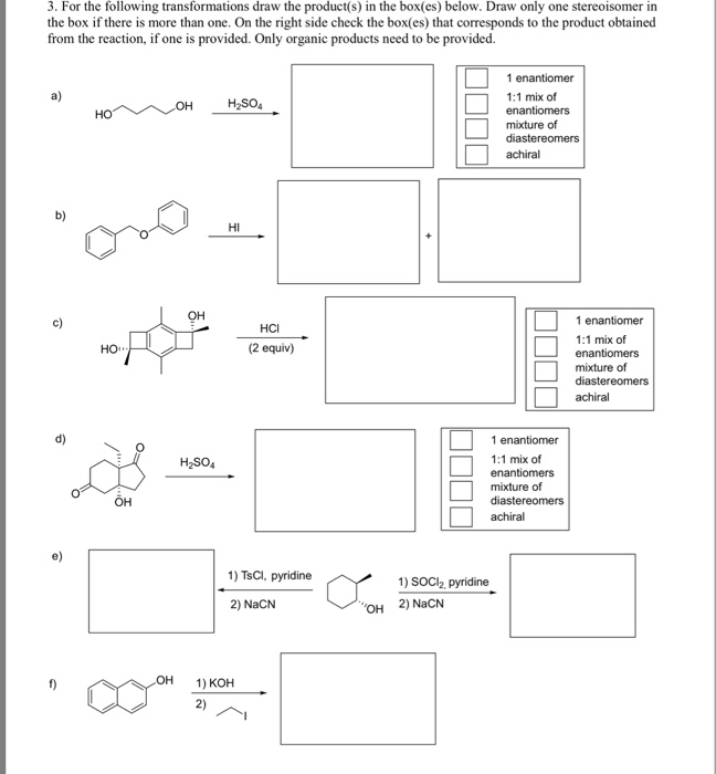 Solved 3 For The Following Transformations Draw The Prod Chegg Com