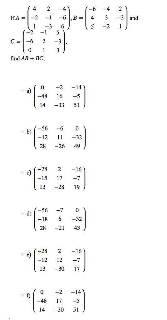 Solved 42 4 6 4 2 Ifa 1 2 1 61 B 4 3 3 And 1 36 2