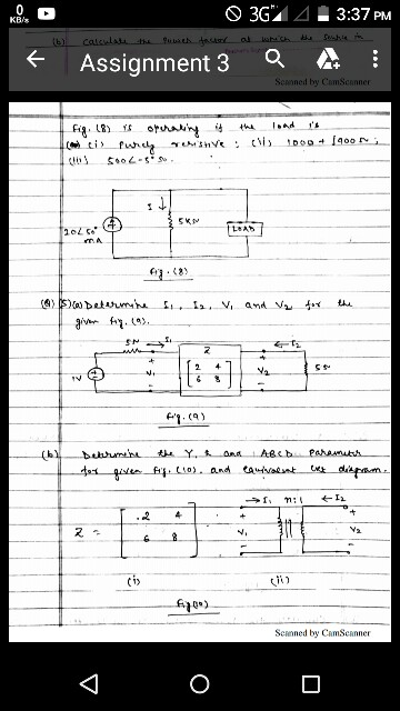 KB/3 Assignment 3 Scsnned by CamScanner 1) Co) Scmned by CamScanner