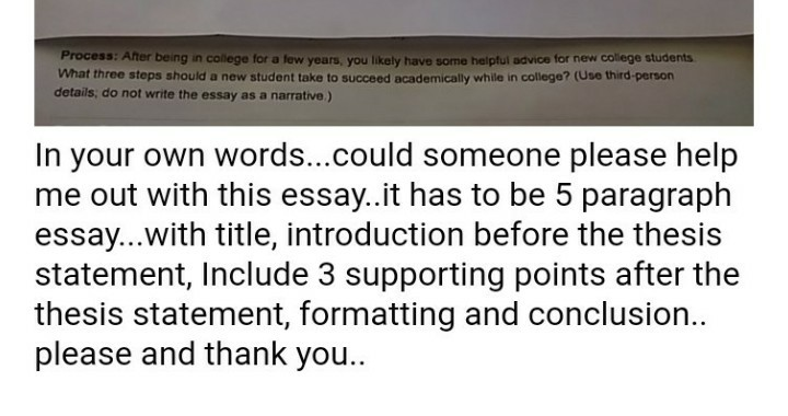 Persuasive Essay Topics High School Students Political Science Essay Topics also Personal Essay Examples High School Solved Process Aher Being In College For A Lew Years Yo Essay On Paper
