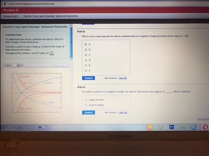 Homework mastering physics problem solution image
