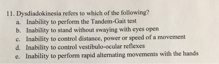 rapid alternating movements