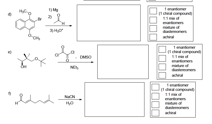 Solved For The Following Transformations Draw The Product Chegg Com