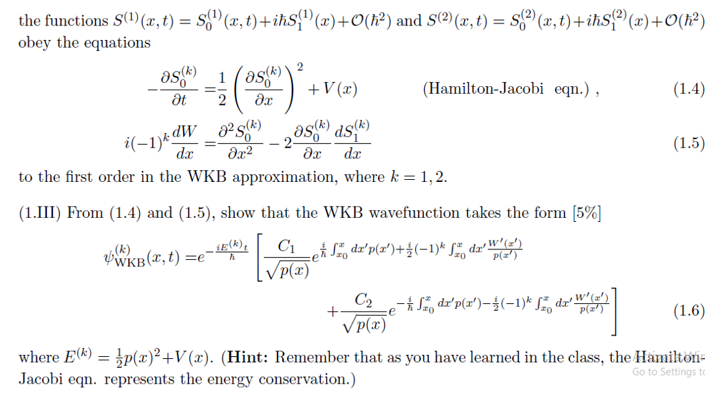 Solved Q1 Wkb Approximation 25 Consider The Svstem Wi Chegg Com