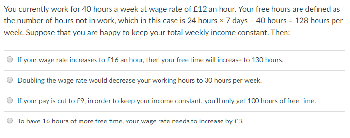 Solved You Currently Work For 40 Hours A Week At Wage Rate Chegg Com