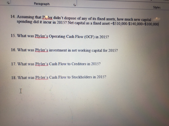Solved Styles For Questions 6 18 Refer To The Following