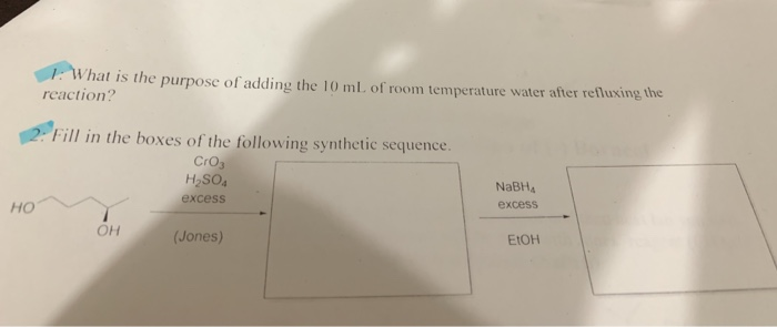 Solved What Is The Purpose Of Adding The 1o Ml Of Room T