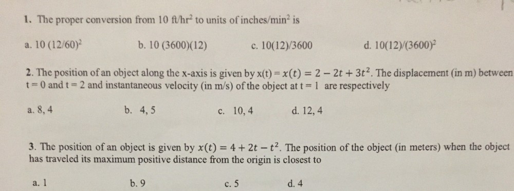 Solved Can Someone Please Work Out How To Solve All 3 I Chegg Com