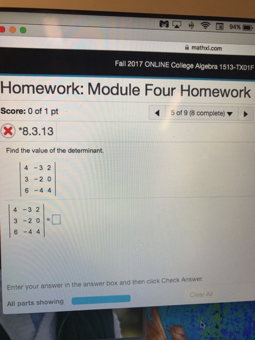 How to find answers to mathxl image