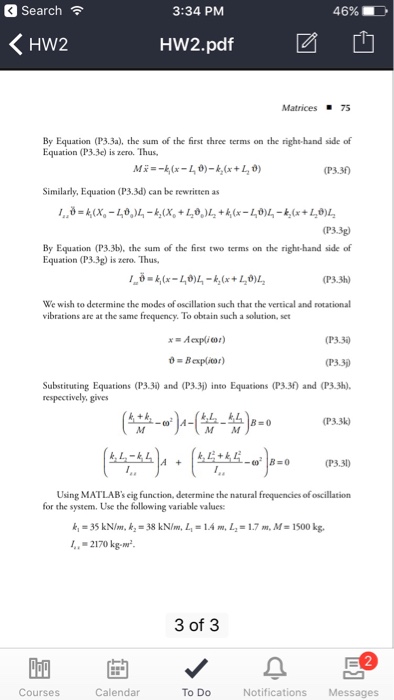 Solved Search令 3 34 Pm 46 Hw2 Pdf 团也 Matrices 73 Hw Chegg Com