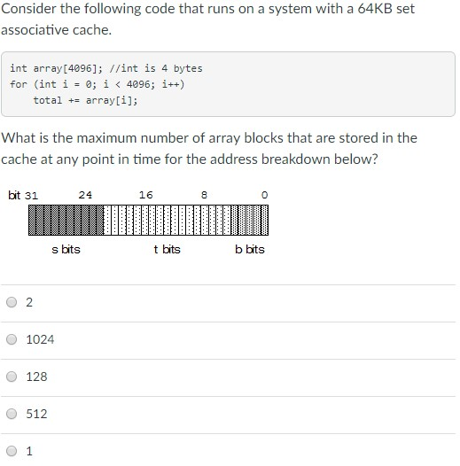 Following code